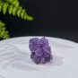 Raw Amethyst Adjustable Ring Dreamy Purple Clusters Silver S925 Handmade