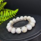 Hackmanite Beaded Bracelet 13mm Rare Color Changing Purple White