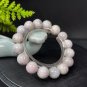 Hackmanite Beaded Bracelet 13mm Rare Color Changing Purple White