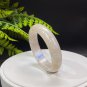 Rare Sunstone Moonstone Intergrowth Bangle 54MM Icy Flash Blue Light Cat's Eye