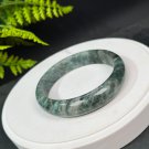 Green Lepidolite Bangle 63+MM Crystallization