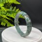 Green Lepidolite Bangle 63+MM Crystallization
