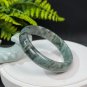Green Lepidolite Bangle 63+MM Crystallization