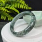 Green Lepidolite Bangle 63+MM Crystallization