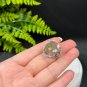Raw Tourmaline Ring Adjustable Freeform Flake Ice Pink Green Silver S925 Handmade