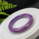 Purple Phosphosiderite Bangle 55MM Porcelain Luster Celestial Eye Floating Flowers