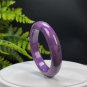 Purple Phosphosiderite Bangle 55MM Porcelain Luster Celestial Eye Floating Flowers