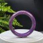 Purple Phosphosiderite Bangle 55MM Porcelain Luster Celestial Eye Floating Flowers