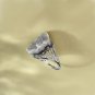 Raw Gray Agate Ring Adjustable Freeform Silver S925 Handmade