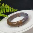 Sugar Purple Ocean Jasper Bangle 55MM Old Mine Porcelain Luster Crystallization
