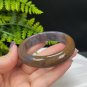 Sugar Purple Ocean Jasper Bangle 55MM Old Mine Porcelain Luster Crystallization