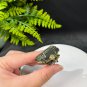 Raw Green Tourmaline Ring Adjustable Freeform Silver S925 Handmade