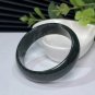 Green Moss Agate Bangle 52MM Icy Translucent Crystallization Floating Aquatic Flowers