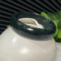 Green Moss Agate Bangle 52MM Icy Translucent Crystallization Floating Aquatic Flowers