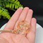 Citrine Pendant Necklace Icy Transparent Hand Carved Hollow Cute Cat Head & Nine Tailed Fox