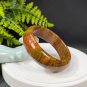 Ocean Jasper Bangle 61MM Old Mine Crystallization Multicolored Floating Celestial Eyes
