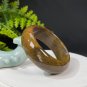 Ocean Jasper Bangle 53MM Old Mine Porcelain Luster Multicolored Floating Celestial Eye