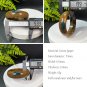 Ocean Jasper Bangle 53MM Old Mine Porcelain Luster Multicolored Floating Celestial Eye