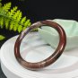Rhodonite Bangle 57MM Chocolate Color Thin Round