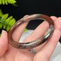 Rhodonite Bangle 57MM Chocolate Color Thin Round