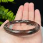 Rhodonite Bangle 57MM Chocolate Color Thin Round