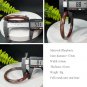 Rhodonite Bangle 57MM Chocolate Color Thin Round