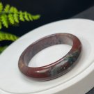 Ocean Jasper Bangle 54MM Old Mine Multicolored Celestial Eye Frog Fish Eggs Texture