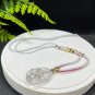 Pyrolusite Pendant Necklace Flake Ice Transparent Rainbow Dendritic Hand Carved Nine Tailed Fox Plum