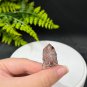 Raw Red Phantom Quartz Ring Adjustable Freeform Tower Silver S925 Handmade