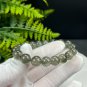 Green Rutilated Quartz Beaded Bracelet 10.5mm Icy Translucent Hair Crystal Women Gifts