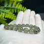 Green Rutilated Quartz Beaded Bracelet 10.5mm Icy Translucent Hair Crystal Women Gifts