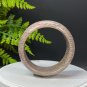Feldspar Bangle 62MM Porcelain Luster Crystallization Flesh Pink Green