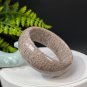Feldspar Bangle 62MM Porcelain Luster Crystallization Flesh Pink Green