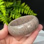 Feldspar Bangle 62MM Porcelain Luster Crystallization Flesh Pink Green