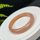 Gradient Orange Agate Bangle 57+MM Icy Translucent Multi-layer