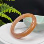 Gradient Orange Agate Bangle 57+MM Icy Translucent Multi-layer
