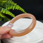 Gradient Orange Agate Bangle 57+MM Icy Translucent Multi-layer