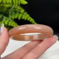 Gradient Orange Agate Bangle 57+MM Icy Translucent Multi-layer