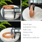 Gradient Orange Agate Bangle 57+MM Icy Translucent Multi-layer