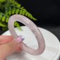 Rose Quartz Bangle 58MM Flake Ice Translucent Round Light Pink