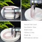 Rose Quartz Bangle 58MM Flake Ice Translucent Round Light Pink