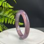 Imperial Purple Agate Bangle 59MM High Icy Transparent Clean
