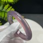 Imperial Purple Agate Bangle 59MM High Icy Transparent Clean