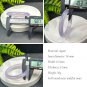 Brazilian Light Purple Agate Bangle 58+MM Icy Translucent Clean