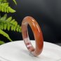 Gradient Red Agate Bangle 52MM Icy Translucent Multi-layer