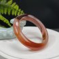 Gradient Red Agate Bangle 52MM Icy Translucent Multi-layer
