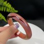 Gradient Red Agate Bangle 52MM Icy Translucent Multi-layer