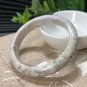 Rare Hackmanite Bangle 54MM Porcelain Luster Dreamy Lavender Purple