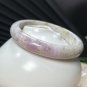 Rare Hackmanite Bangle 54MM Porcelain Luster Dreamy Lavender Purple