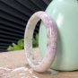 Rare Hackmanite Bangle 54MM Porcelain Luster Dreamy Lavender Purple